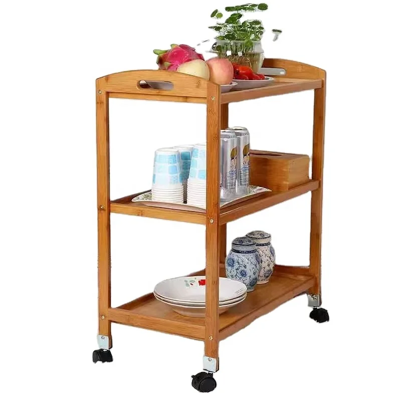 Simple Bamboo Mobile Water Cart Three-layer Cart Hot Pot Storage Rack Modern Household Kitchen Tea Cart
Simple Bamboo Mobile Water Cart Three-layer Cart Hot Pot Storage Rack Modern Household Kitchen Tea Cart