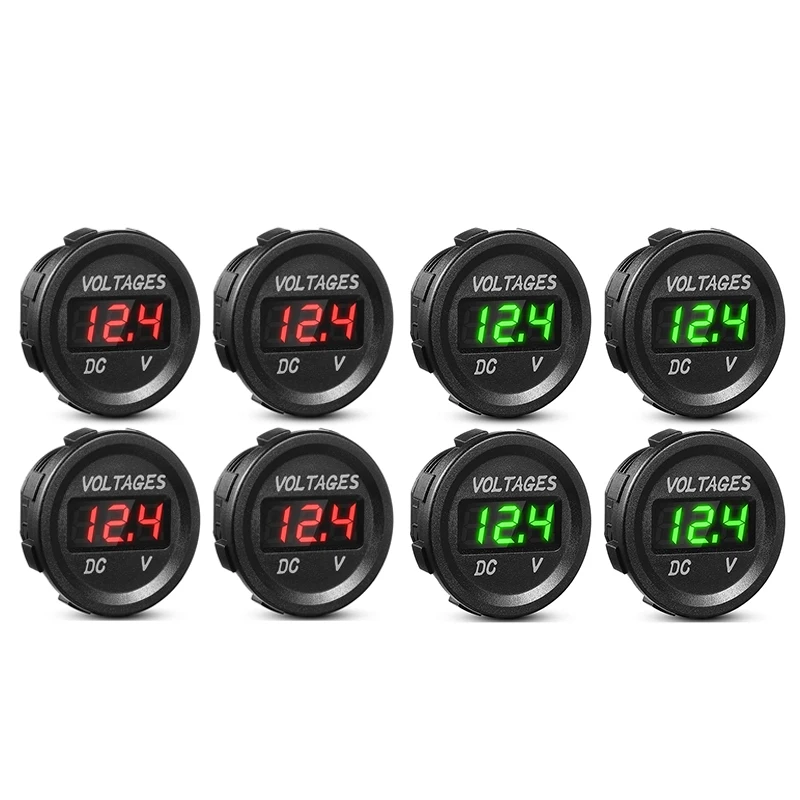 4XDC 12V Car Voltage Display LED Display Waterproof Voltmeter Boat Voltage Display Monitor Digital Plate Voltmeter
4XDC 12V Car Voltage Display LED Display Waterproof Voltmeter Boat Voltage Display Monitor Digital Plate Voltmeter