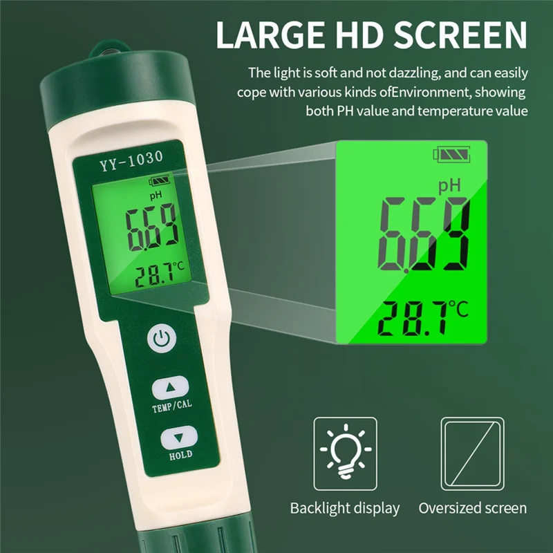 Promotion!Professional Food PH Meter High Accuracy Sensor Temp Acidity Tester For Brewing Cheese Meat Canning Dough Soil PH Mete
Promotion!Professional Food PH Meter High Accuracy Sensor Temp Acidity Tester For Brewing Cheese Meat Canning Dough Soil PH Mete