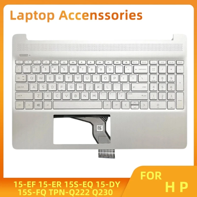 НОВИНКА для HP 15-EF 15-ER 15S-EQ 15-DY 15S-FQ TPN-Q222 Q230, верхняя крышка упора для рук, верхний чехол с подсветкой, клавиатура США L63578-001 L63579-001
НОВИНКА для HP 15-EF 15-ER 15S-EQ 15-DY 15S-FQ TPN-Q222 Q230, верхняя крышка упора для рук, верхний чехол с подсветкой, клавиатура США L63578-001 L63579-001