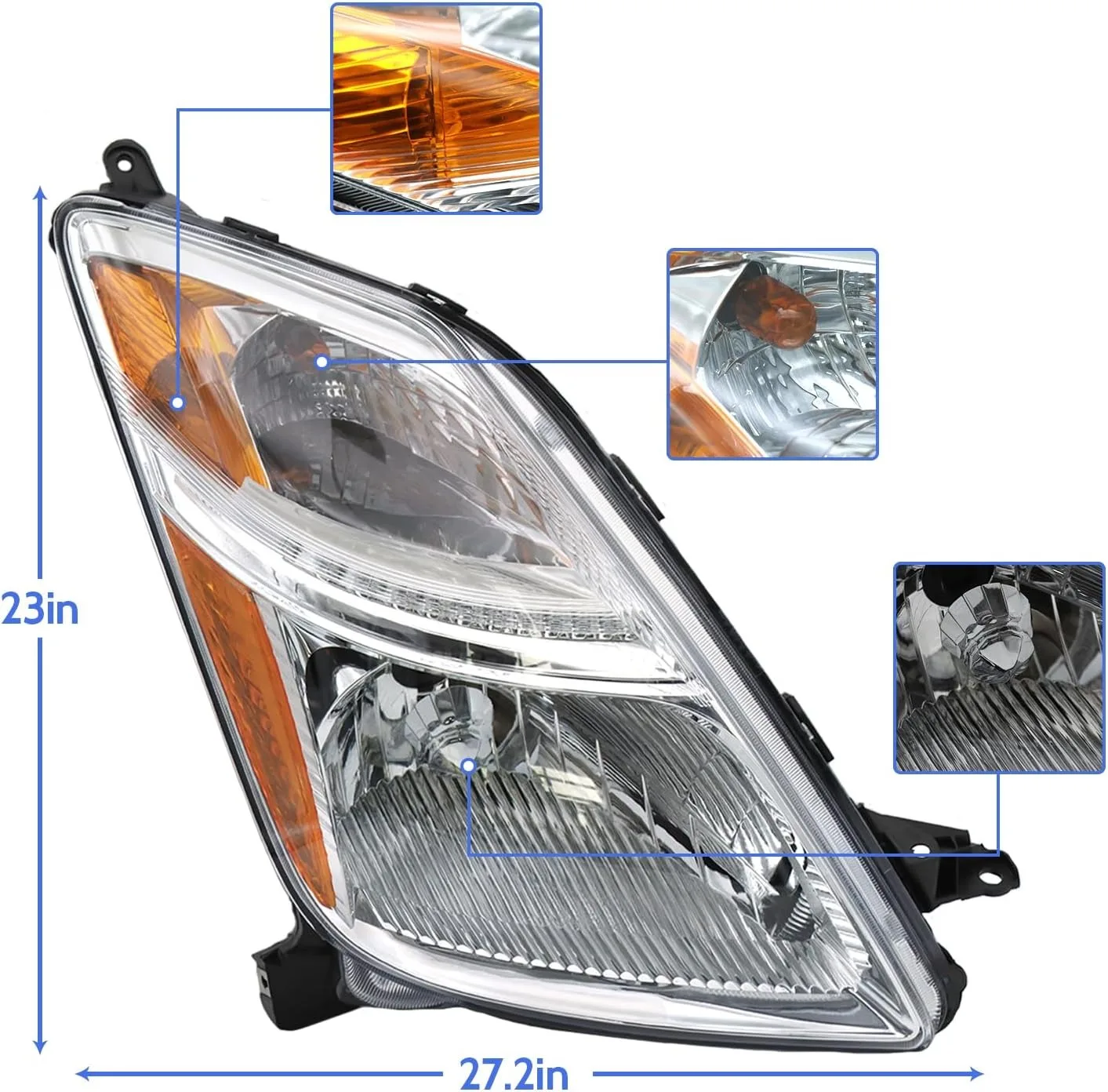 For Toyota Prius 2005 2006 2007 2008 2009 Front Bumper Head Light Headlamp Driving Headlight Turn Signal Light 81185-47170
For Toyota Prius 2005 2006 2007 2008 2009 Front Bumper Head Light Headlamp Driving Headlight Turn Signal Light 81185-47170