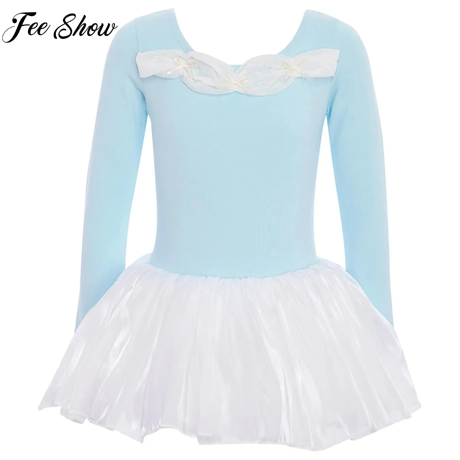 Kids Ballet Dress for Girl Ballroom Dance Costumes Long Sleeve Cute Bowknots Tulle Tutu Dance Dress Ballet Performance Dancewear
Kids Ballet Dress for Girl Ballroom Dance Costumes Long Sleeve Cute Bowknots Tulle Tutu Dance Dress Ballet Performance Dancewear