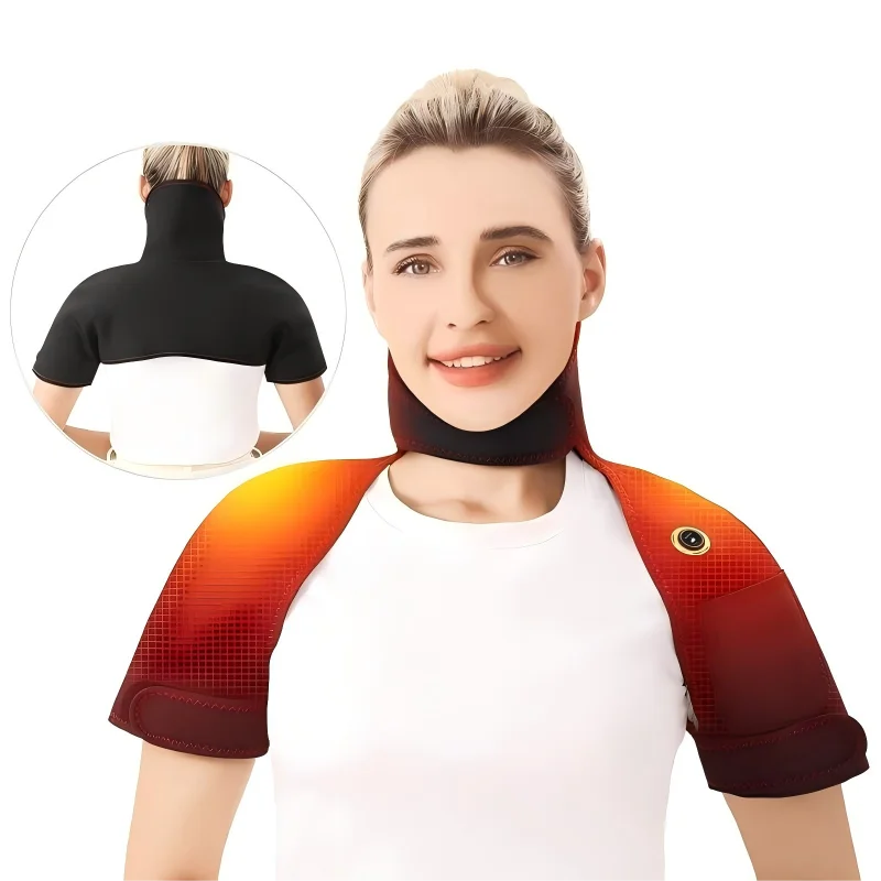 Carbon Fiber Heating Shoulder Neck Support Vest Shoulder Vibration Massager Relieves Frozen Shoulder Pain Cervical Spondylosis
Carbon Fiber Heating Shoulder Neck Support Vest Shoulder Vibration Massager Relieves Frozen Shoulder Pain Cervical Spondylosis