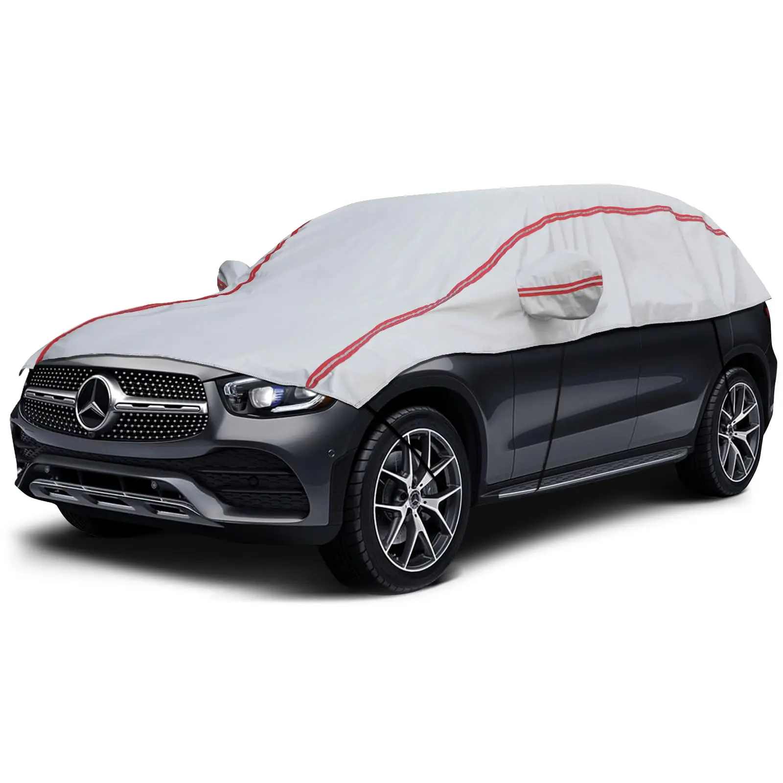 Waterproof Half Car Cover With Cotton Lining For SUVs – Snow, Ice, Hail, Sun, Rain, Dust And UV Protection
Waterproof Half Car Cover With Cotton Lining For SUVs – Snow, Ice, Hail, Sun, Rain, Dust And UV Protection