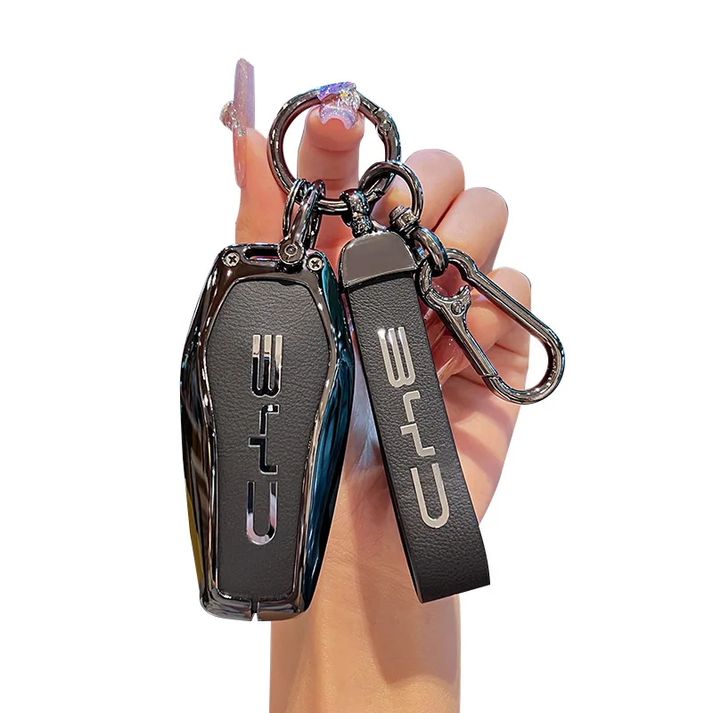 Zinc Alloy Key Cover Case for BYD Han/Dolphin/Seagull/Song Plus DMI/Qin EV/Tang/Yuan Pro/Destroyer 05 - Key Fob Shell
Zinc Alloy Key Cover Case for BYD Han/Dolphin/Seagull/Song Plus DMI/Qin EV/Tang/Yuan Pro/Destroyer 05 - Key Fob Shell