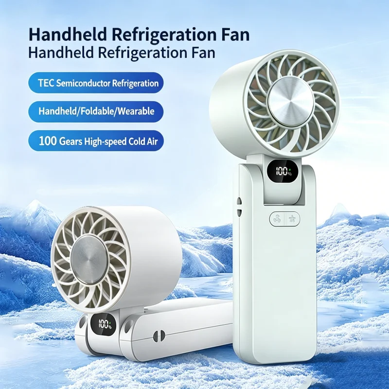 Portable High Speed Handheld Cooling Fan 4000mAh Rechargeable with 100 Adjustable Wind Speeds Mini Foldable Turbo Air Cooler
Portable High Speed Handheld Cooling Fan 4000mAh Rechargeable with 100 Adjustable Wind Speeds Mini Foldable Turbo Air Cooler