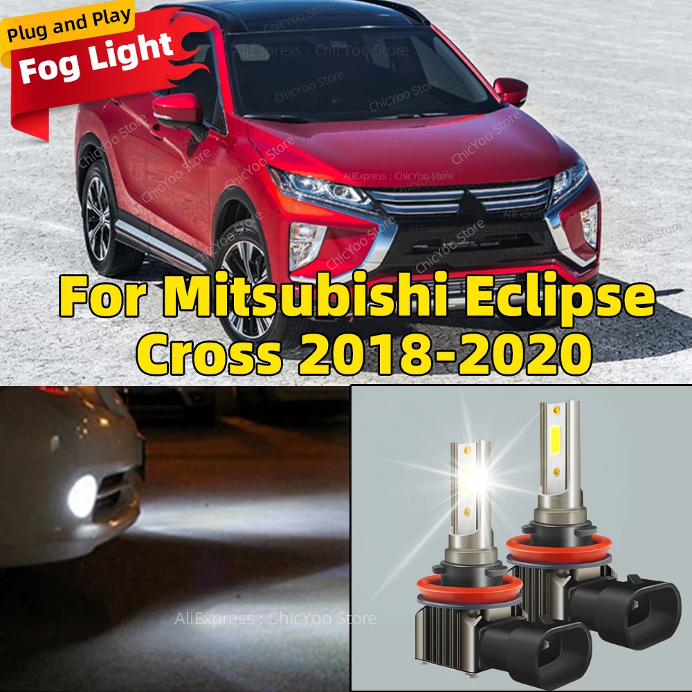 2Pcs H11 LED Fog Light Bulbs 6000K White Car Lamp 15000LM Plug and Play For Mitsubishi Eclipse Cross 2018 2019 2020
2Pcs H11 LED Fog Light Bulbs 6000K White Car Lamp 15000LM Plug and Play For Mitsubishi Eclipse Cross 2018 2019 2020