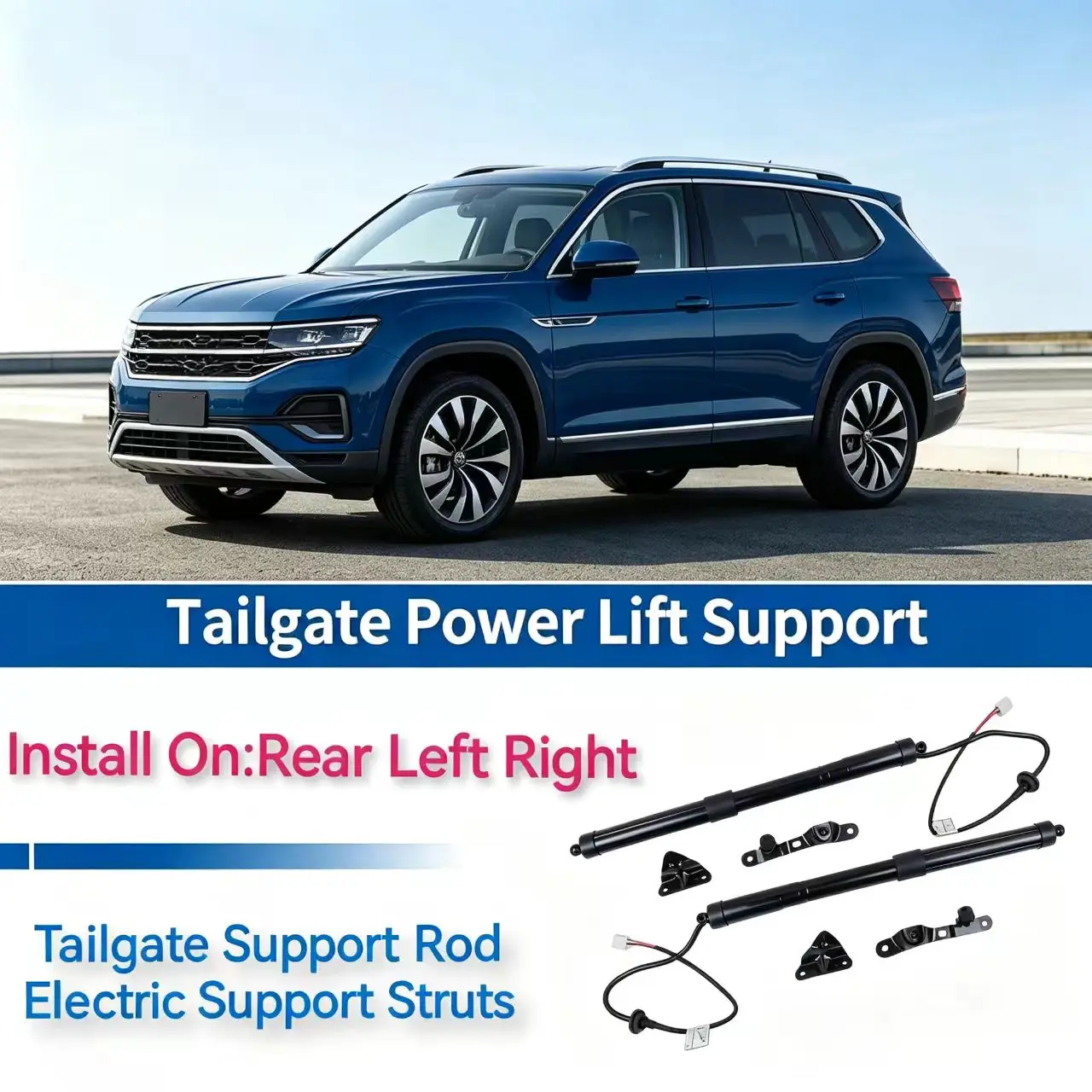 2 PCS Rear Electric Tailgate Gas Power Hatch Lift Support Strut For 2013-2018 Toyota RAV4 2.5L 6892009010 6892009080 6892009015
2 PCS Rear Electric Tailgate Gas Power Hatch Lift Support Strut For 2013-2018 Toyota RAV4 2.5L 6892009010 6892009080 6892009015