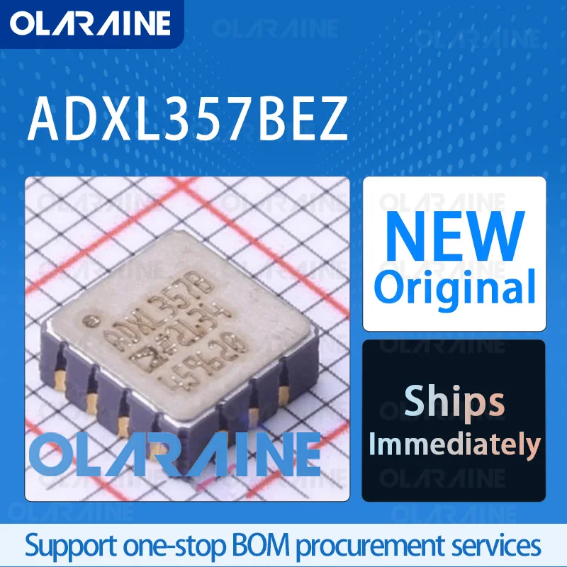 1Pcs ADXL357BEZ LCC-14 original 100% New ic chip Accelerometer RoHS X, Y, Z I2C, SPI Voltage -3.6 V Current 200 uA
1Pcs ADXL357BEZ LCC-14 original 100% New ic chip Accelerometer RoHS X, Y, Z I2C, SPI Voltage -3.6 V Current 200 uA