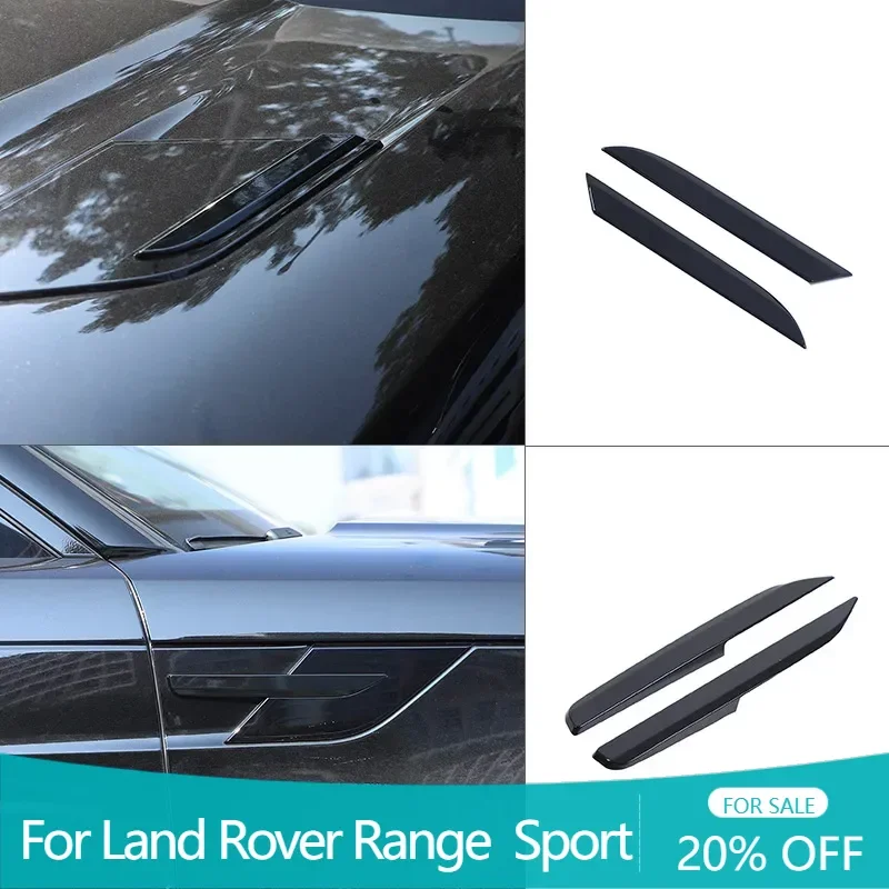 ABS Black Side Air Vent Outlet Trim Hood Air Vent Outlet Wing Trim Accessories For Land Rover Range Range Rover Sport 2023-2025
ABS Black Side Air Vent Outlet Trim Hood Air Vent Outlet Wing Trim Accessories For Land Rover Range Range Rover Sport 2023-2025