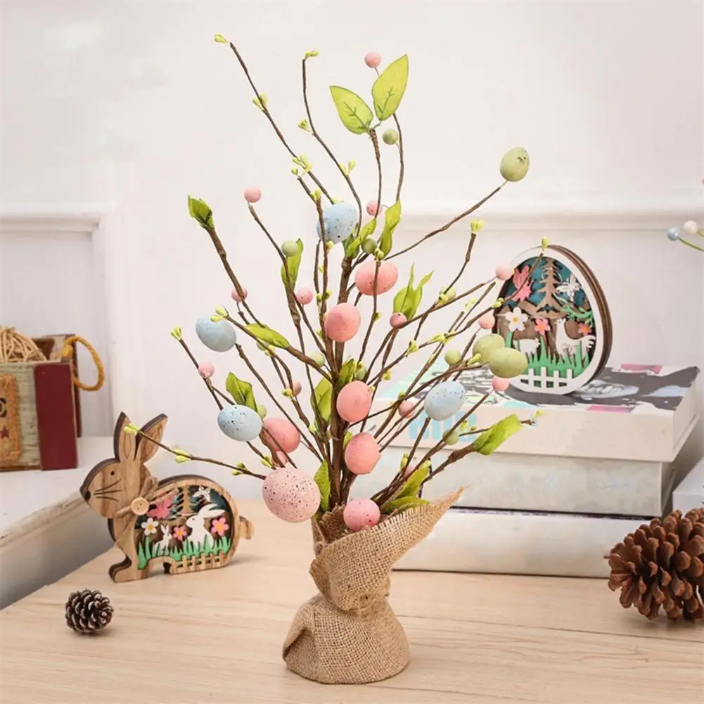 Artificial Egg Tree Easter Egg Tree Table Ornament for Spring Decorations Home Party Holiday Fine Workmanship Bright for Wedding
Artificial Egg Tree Easter Egg Tree Table Ornament for Spring Decorations Home Party Holiday Fine Workmanship Bright for Wedding