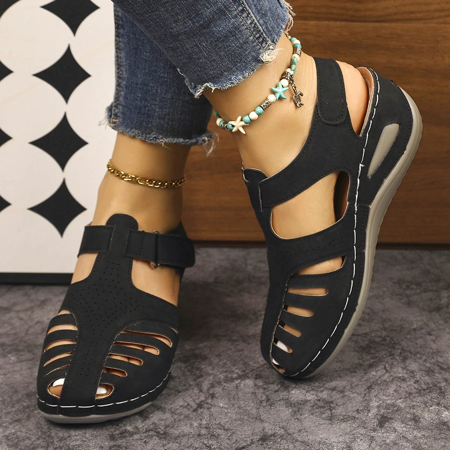 2026 New Women Summer Wedge Sandals Fashionable Hollow Out Roman Style Female Shoes Comfort Casual Non Slip Lightweight Sandals
2026 New Women Summer Wedge Sandals Fashionable Hollow Out Roman Style Female Shoes Comfort Casual Non Slip Lightweight Sandals