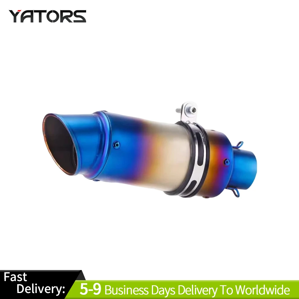 51mm Universal Steel Motorcycle Exhaust Muffler with DB Killer - GP/Racing Design Fits Z800/900, CBR Series, MT Series, R1/R3
51mm Universal Steel Motorcycle Exhaust Muffler with DB Killer - GP/Racing Design Fits Z800/900, CBR Series, MT Series, R1/R3