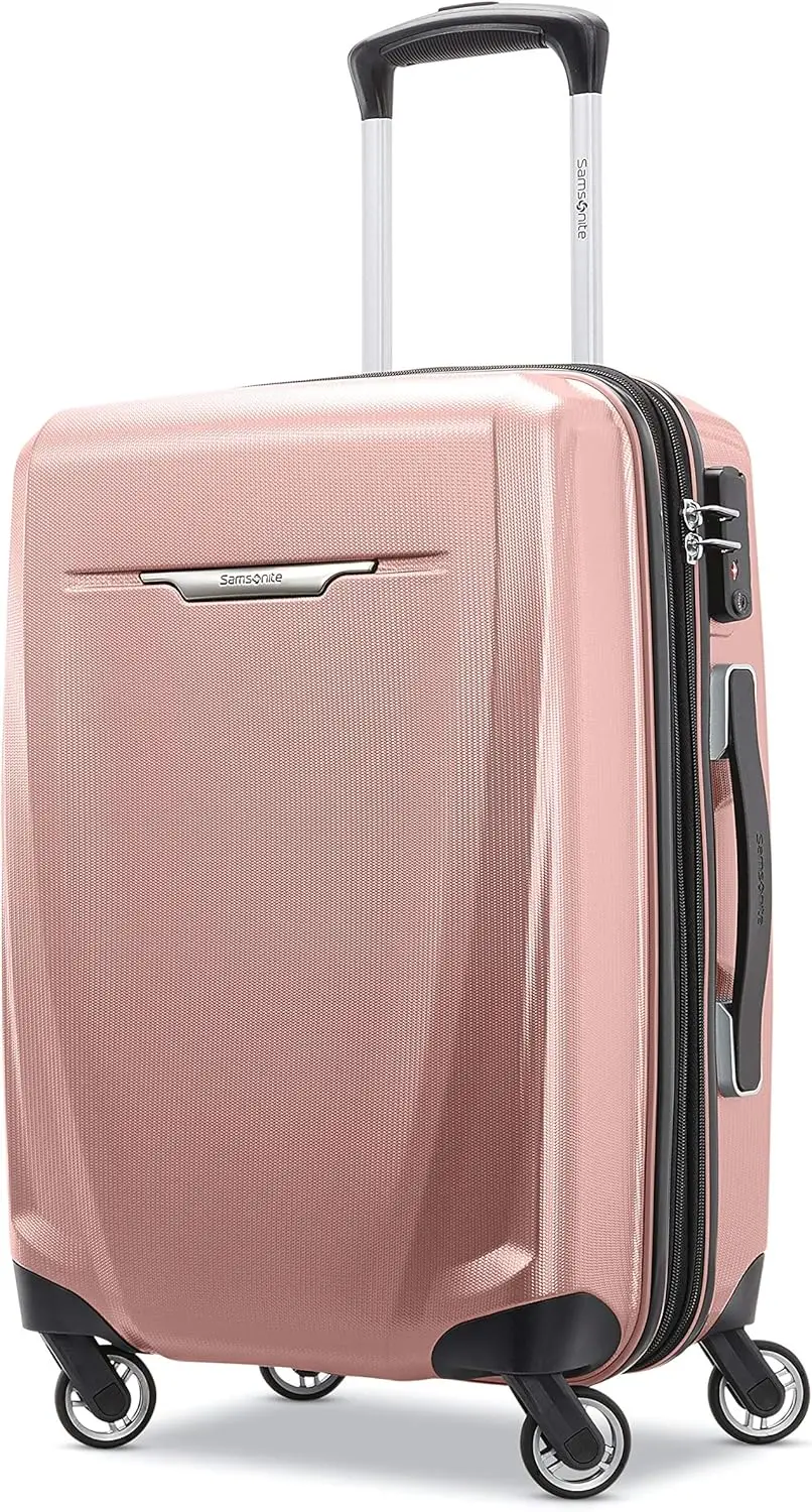 Hardside Spinner Luggage Carry-On 20-Inch with TSA Lock, Lightweight, 4 Wheels, Rose
Hardside Spinner Luggage Carry-On 20-Inch with TSA Lock, Lightweight, 4 Wheels, Rose