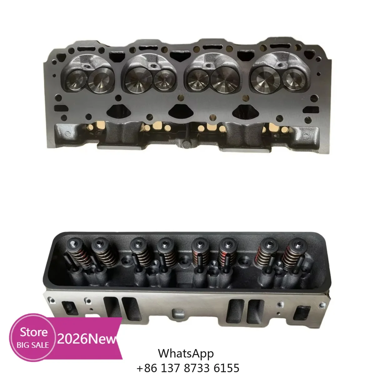 2026 New GM350 Cast Iron Complete Cylinder Head For Chevy SBC 350 5.7L V8 Small Block Iron Cast New Condition On Sale
2026 New GM350 Cast Iron Complete Cylinder Head For Chevy SBC 350 5.7L V8 Small Block Iron Cast New Condition On Sale
