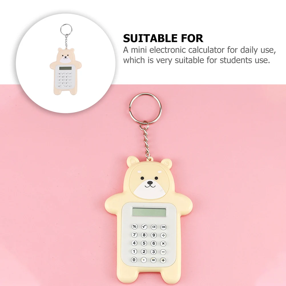 Plastic Button Cell Calculator Pink Cartoon Bag Pendant Desktop Portable Office Supplies Mini Electronic Student Use Keychain
Plastic Button Cell Calculator Pink Cartoon Bag Pendant Desktop Portable Office Supplies Mini Electronic Student Use Keychain