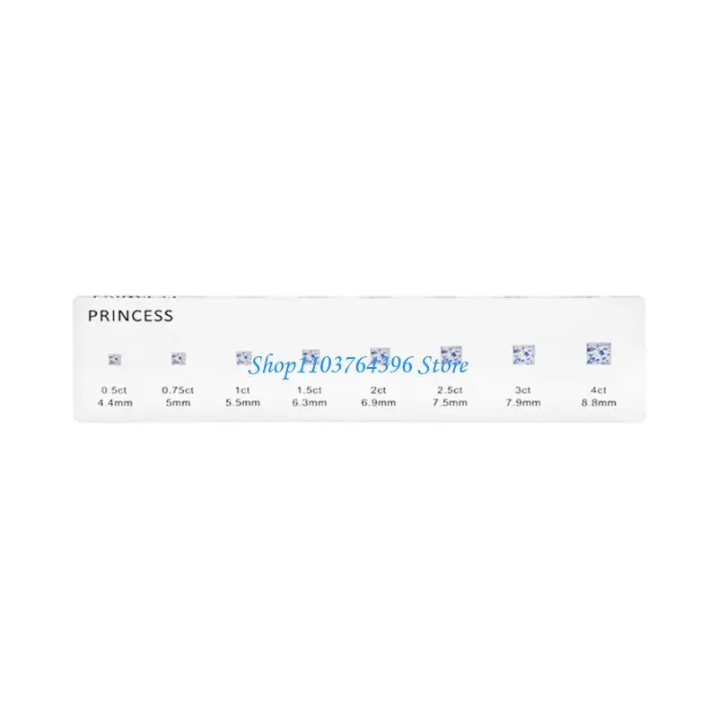 Professional Acrylic Ring Sizing Tool Precise Measurement For Round Oval Square Gemstones Jewelry Making Gadget
Professional Acrylic Ring Sizing Tool Precise Measurement For Round Oval Square Gemstones Jewelry Making Gadget