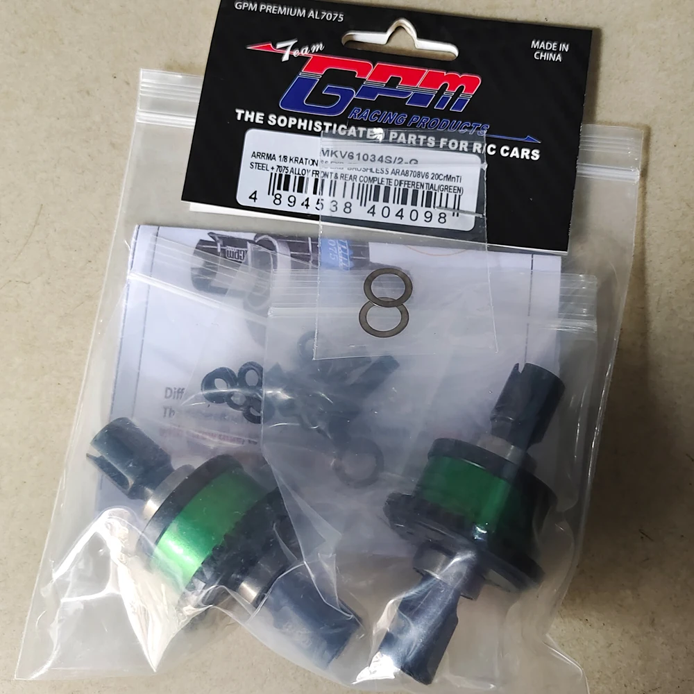 GPM Metal Steel Front Rear Diff Set ARA311066 ARA311199 for ARRMA 1/7 FIRETEAM BIG ROCK MOJAVE 1/8 Kraton Outcast V6 TALION 6S
GPM Metal Steel Front Rear Diff Set ARA311066 ARA311199 for ARRMA 1/7 FIRETEAM BIG ROCK MOJAVE 1/8 Kraton Outcast V6 TALION 6S
