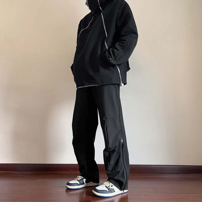 Bla Men's Casual Straight Leg Workwear Trousers Zipper Tactical Pants High Street Sle American Functionali Commuter Wear
Bla Men's Casual Straight Leg Workwear Trousers Zipper Tactical Pants High Street Sle American Functionali Commuter Wear