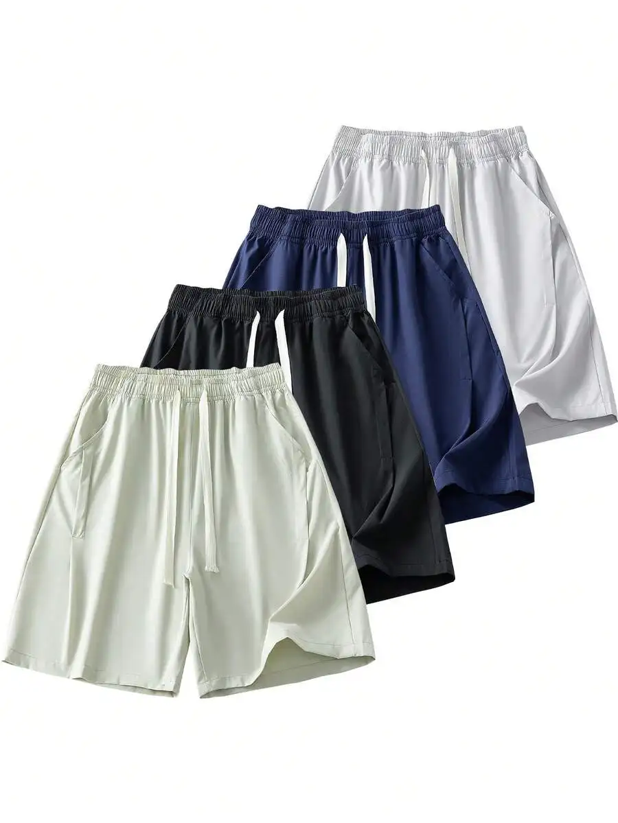 Mens Ice Silk Lounge Shorts High Elastic Waist Knee Length Loose Comfortable For Home Walking
Mens Ice Silk Lounge Shorts High Elastic Waist Knee Length Loose Comfortable For Home Walking