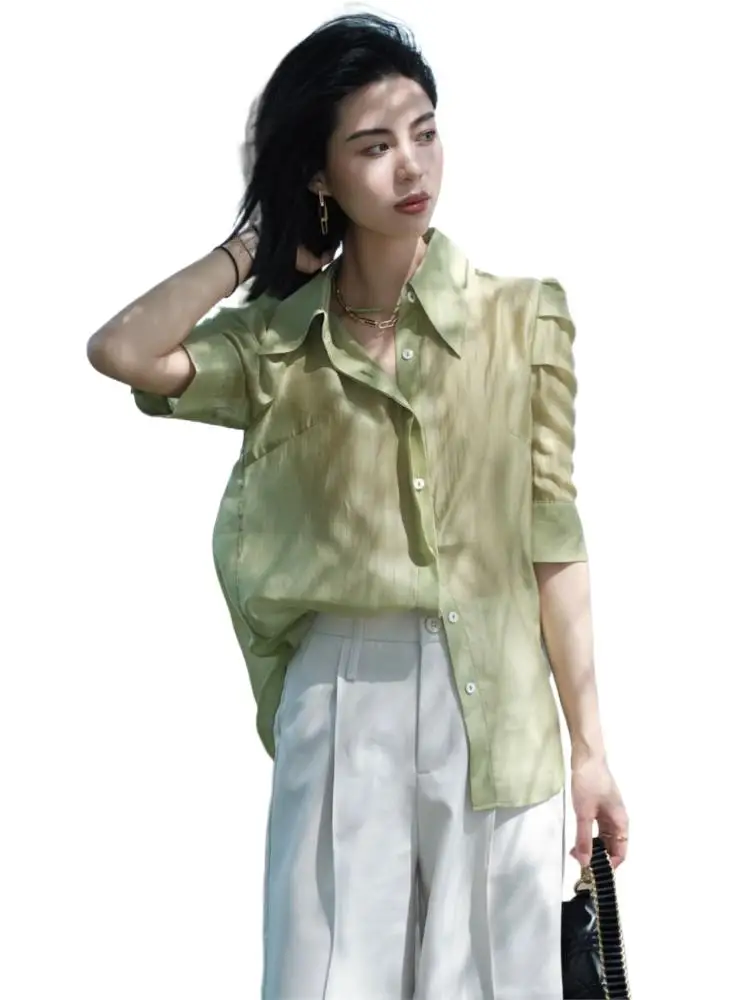 Puff Medium Sleeved Tops Solid Casual Loose Shirts For Women 2024 Summer Office Women's Oversized Shirts And Blouses White
Puff Medium Sleeved Tops Solid Casual Loose Shirts For Women 2024 Summer Office Women's Oversized Shirts And Blouses White