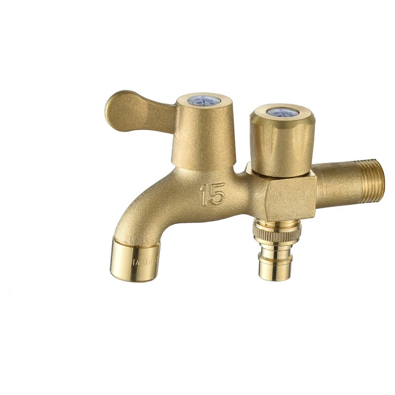 1PC Pure Copper Wall Mount Bibcock Quick Open Double Water Outlet Faucet for Washing Machine Double Mop Pool Use G1/2 Thread
1PC Pure Copper Wall Mount Bibcock Quick Open Double Water Outlet Faucet for Washing Machine Double Mop Pool Use G1/2 Thread