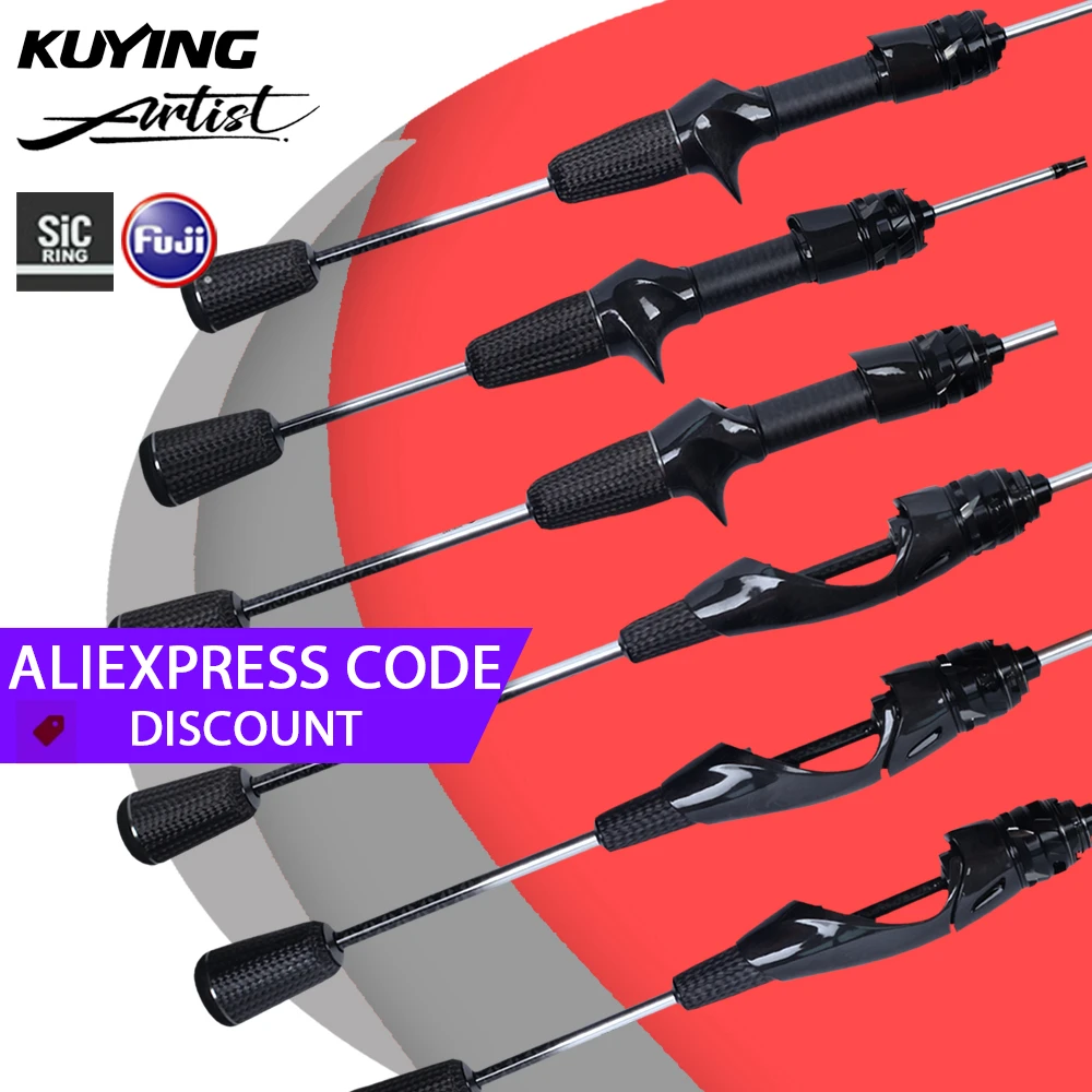 CHOICE KUYING ARTIST Fishing Lure Rod 1.50m 1.68m 1.80m Spinning Casting Carbon FUJI River Stream SIC moderate fast action
CHOICE KUYING ARTIST Fishing Lure Rod 1.50m 1.68m 1.80m Spinning Casting Carbon FUJI River Stream SIC moderate fast action