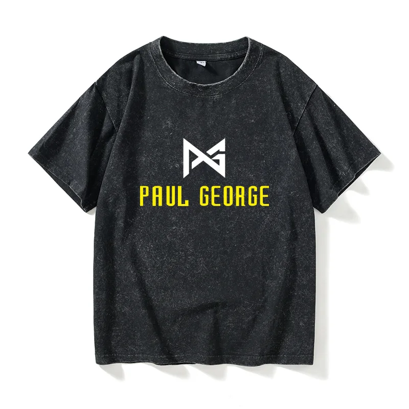 Свободная унисекс-футболка Paul George с коротким рукавом и круглым вырезом, хлопковая, классический стиль, летняя повседневная одежда для мужчин и женщин
Свободная унисекс-футболка Paul George с коротким рукавом и круглым вырезом, хлопковая, классический стиль, летняя повседневная одежда для мужчин и женщин