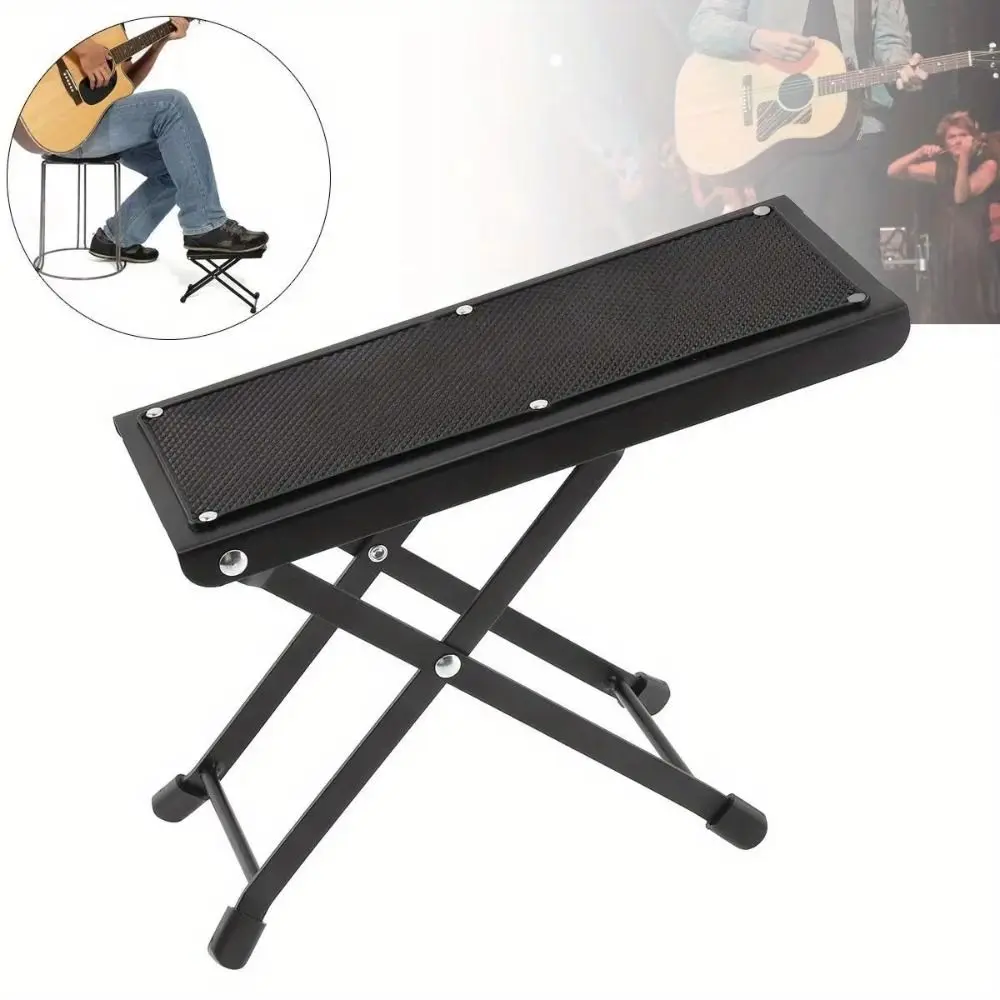 Adjustable Guitar Footrest Pedal Folding Non Slip Guitar Pedal Stool 4-Height Rubber Pad Classical Guitar Footstool
Adjustable Guitar Footrest Pedal Folding Non Slip Guitar Pedal Stool 4-Height Rubber Pad Classical Guitar Footstool