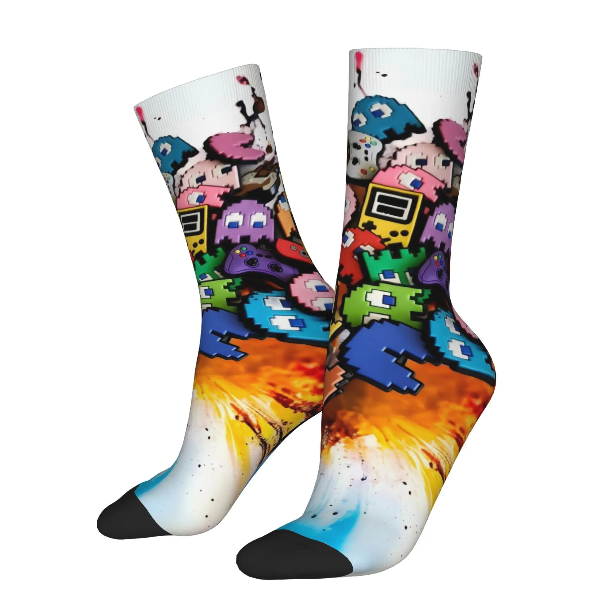Funny Sock BANDAI Pac Man 6 Vintage Seamless Pattern Printed Men Socks Novelty Men's Socks
Funny Sock BANDAI Pac Man 6 Vintage Seamless Pattern Printed Men Socks Novelty Men's Socks