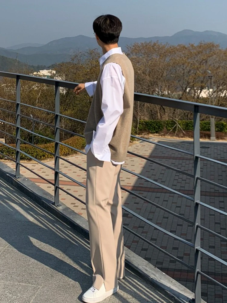 Men's Casual Straight Leg Pants Draped Sle Trendy Loose Long Trousers Autumn Spring Seasonal Faion Youth Leisure Long Tro...
Men's Casual Straight Leg Pants Draped Sle Trendy Loose Long Trousers Autumn Spring Seasonal Faion Youth Leisure Long Tro...