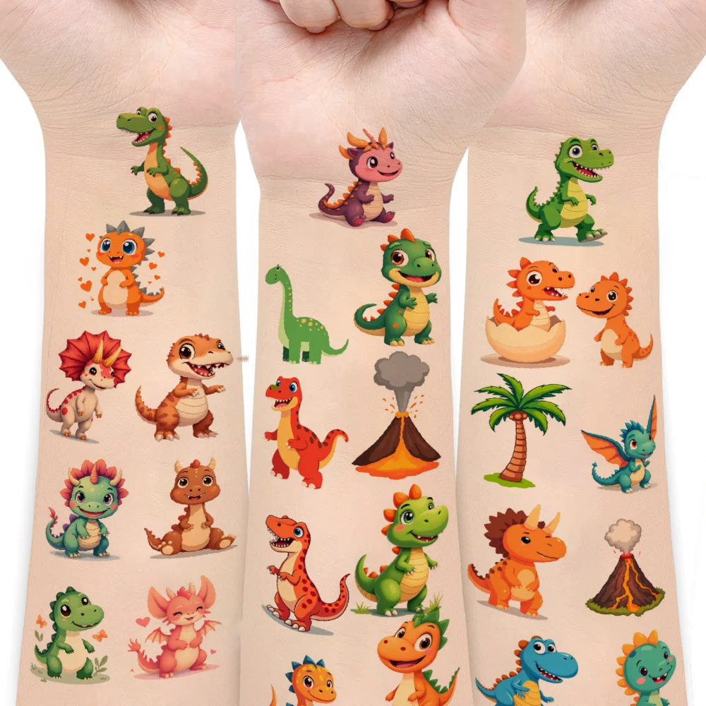 54 шт. временные татуировки наклейки с динозаврами водостойкие долговечные наклейки для тела красочный дизайн временные татуировки наклейки
54 шт. временные татуировки наклейки с динозаврами водостойкие долговечные наклейки для тела красочный дизайн временные татуировки наклейки