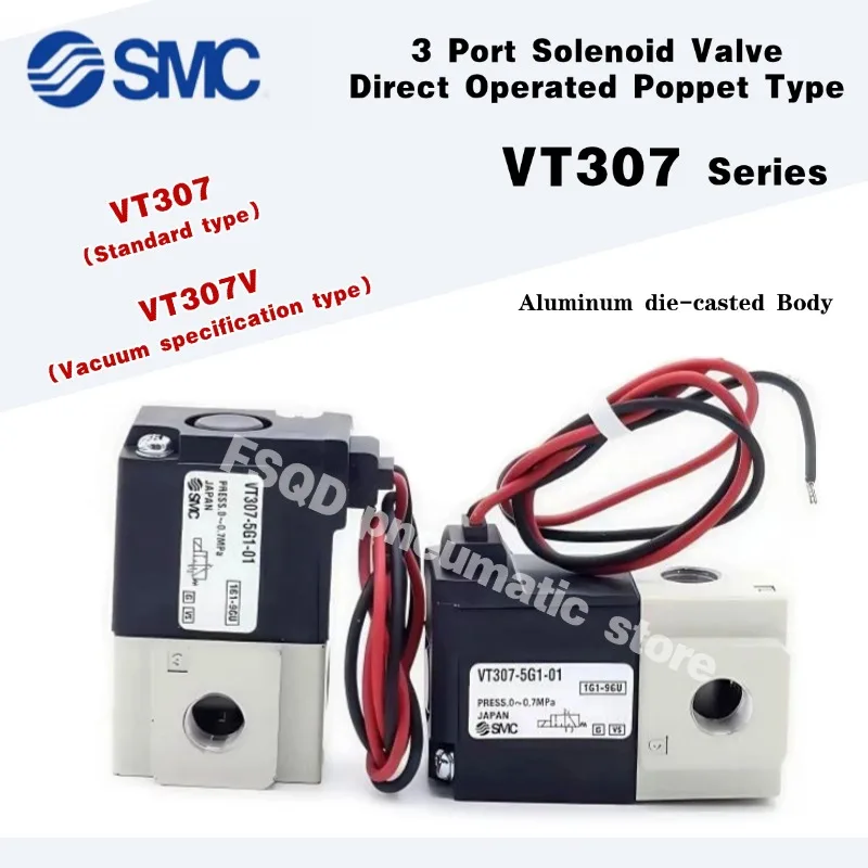 VT307 VT301V-5G1 5D1 5DZ1 5D 5DZ 5G 5DO1-01 02 01F-F-Q SMC 3-Port Solenoid Valve VT Series pneunatic tool
VT307 VT301V-5G1 5D1 5DZ1 5D 5DZ 5G 5DO1-01 02 01F-F-Q SMC 3-Port Solenoid Valve VT Series pneunatic tool