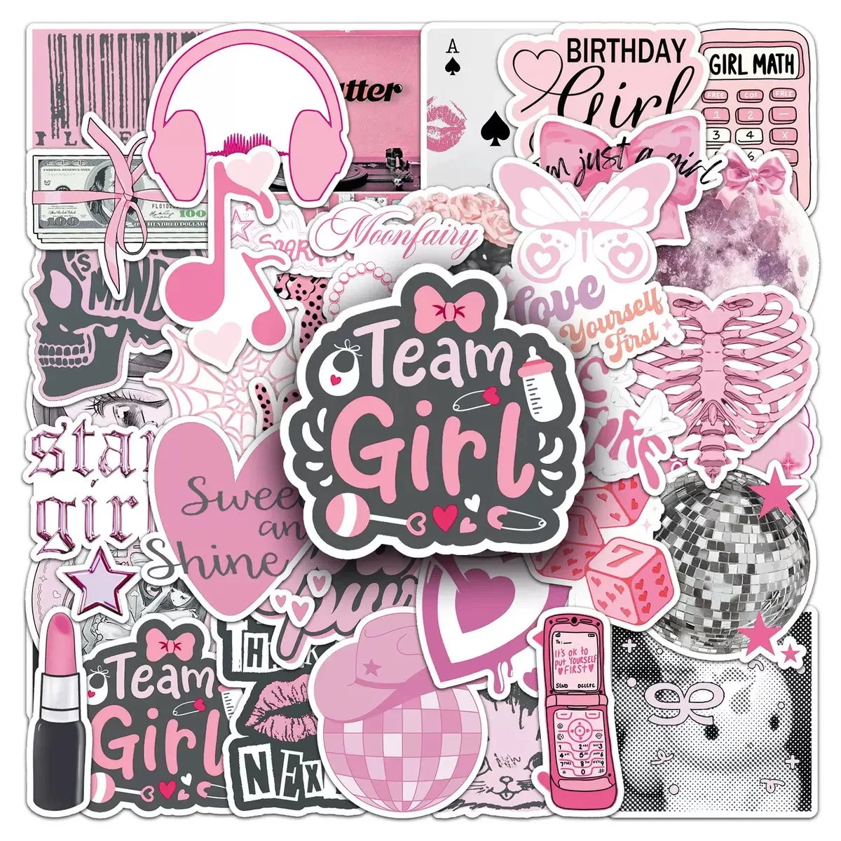 10/50pcs Pink Cute Goth Girls Anime Cartoon Stickers Suitcase Luggage Scrapbook Laptop Stationery DIY Korean Kawaii Sticker Toy
10/50pcs Pink Cute Goth Girls Anime Cartoon Stickers Suitcase Luggage Scrapbook Laptop Stationery DIY Korean Kawaii Sticker Toy