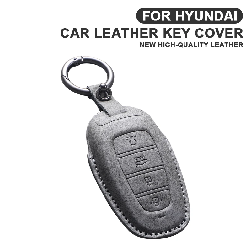 Leather Car Key Holder Case Cover For Hyundai Tucson Solaris Sonata Hybrid NEXO NX4 Santafe Dn8 Key Holder Keychain Accessories
Leather Car Key Holder Case Cover For Hyundai Tucson Solaris Sonata Hybrid NEXO NX4 Santafe Dn8 Key Holder Keychain Accessories