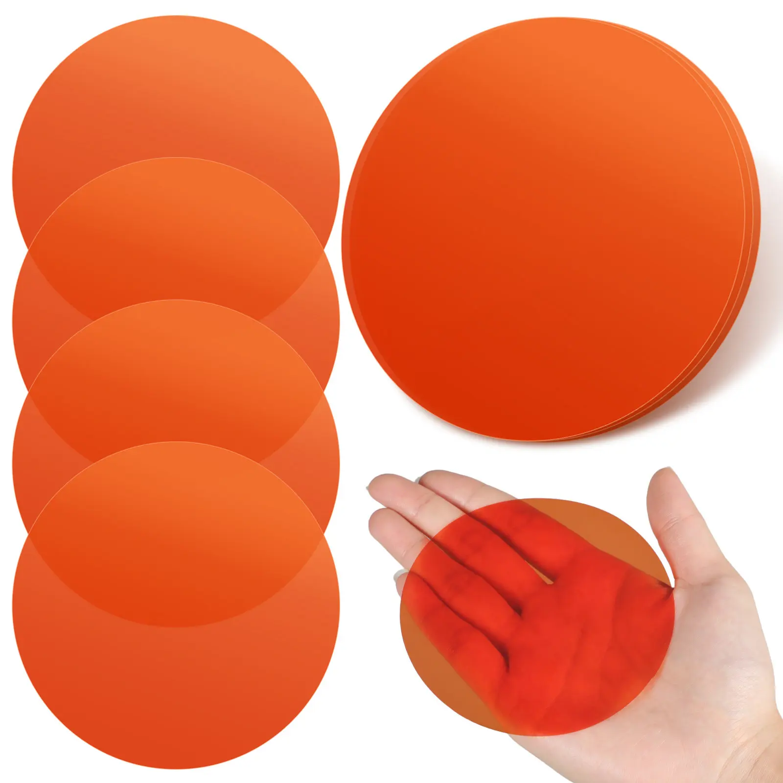 15Pcs Colored Lamp Filter Sheets Transparent Round Color Correction Film Self-Adhesive Light Gel for Bedroom Living Dining
15Pcs Colored Lamp Filter Sheets Transparent Round Color Correction Film Self-Adhesive Light Gel for Bedroom Living Dining