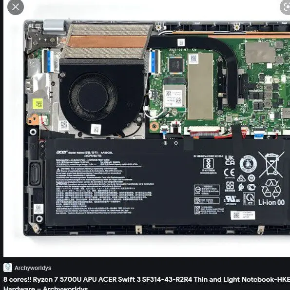 new, Acer for SF314-43 Ryzen7 2021 SF314-511-501B N20C12 fan
new, Acer for SF314-43 Ryzen7 2021 SF314-511-501B N20C12 fan