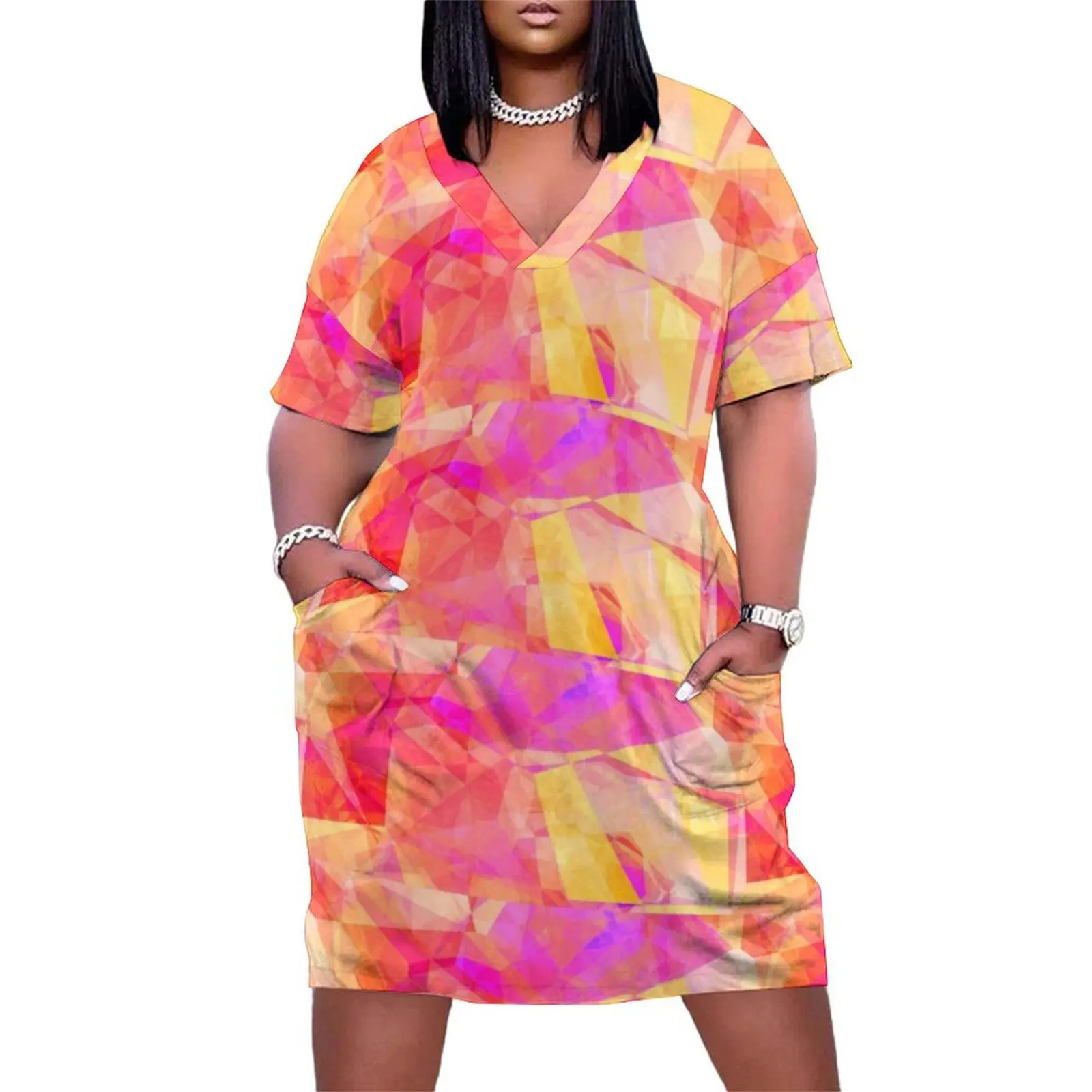 Multicolor Abstract seamless pattern Loose Pocket Dress evening dresses ladies evening dress ladies womens clothing
Multicolor Abstract seamless pattern Loose Pocket Dress evening dresses ladies evening dress ladies womens clothing