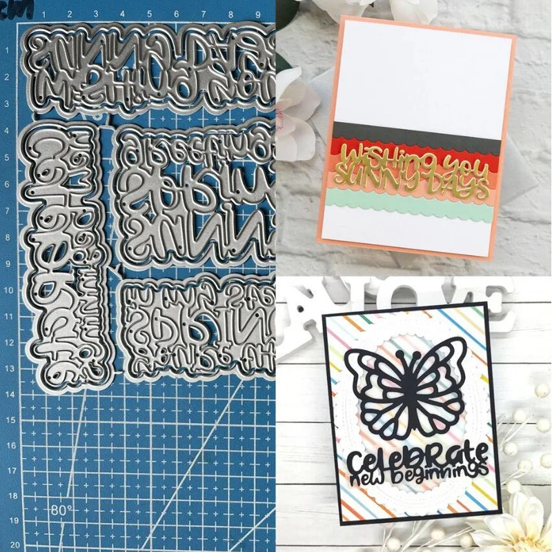 Word Metal Cutting Dies Scrapbooking Album Embossing Paper Card Crafts Stencils
Word Metal Cutting Dies Scrapbooking Album Embossing Paper Card Crafts Stencils