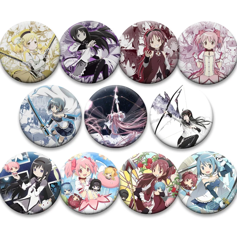 Anime Puella Magi Madoka Magica Brooches Kaname Madoka Akemi Homura Miki Sayaka Tomoe Mami Sakura Kyouko Badge Cartoon Pins
Anime Puella Magi Madoka Magica Brooches Kaname Madoka Akemi Homura Miki Sayaka Tomoe Mami Sakura Kyouko Badge Cartoon Pins