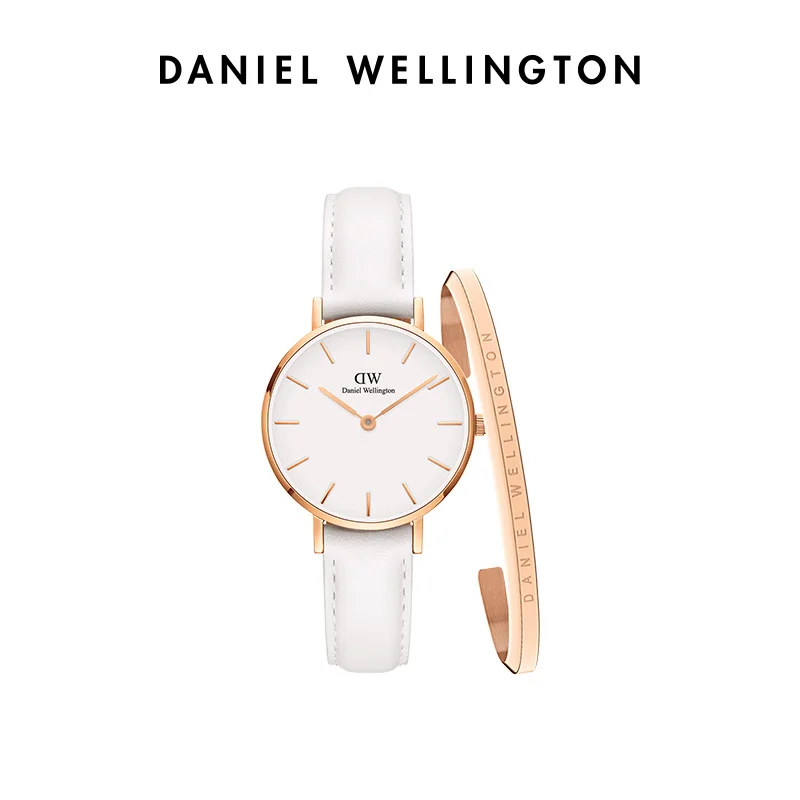 Daniel Wellington Petite 28mm Watch and Classic Cuff Bracelet Set 2 Pcs Rose Gold White Leather Strap Women Luxury Jewelry Gift
Daniel Wellington Petite 28mm Watch and Classic Cuff Bracelet Set 2 Pcs Rose Gold White Leather Strap Women Luxury Jewelry Gift