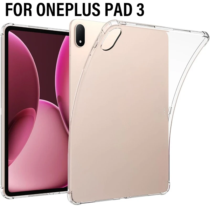 Tablet Transparent Soft TPU Protective Case For OnePlus Pad 3/Pad2 Pro/Pad4 13.2inch Shockproof Protection Cover Clear Shell
Tablet Transparent Soft TPU Protective Case For OnePlus Pad 3/Pad2 Pro/Pad4 13.2inch Shockproof Protection Cover Clear Shell