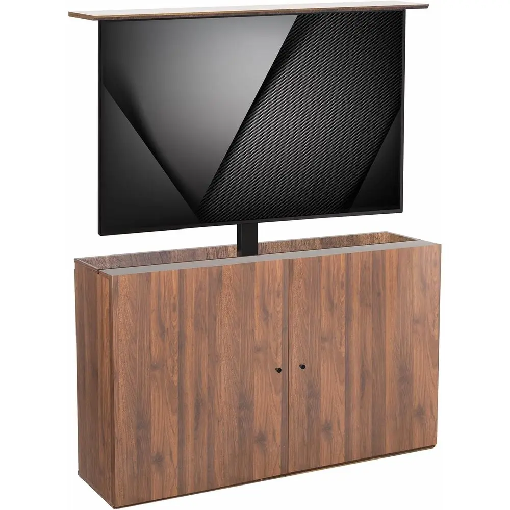 Моторизованная подставка для телевизоров с диагональю 32-55 дюймов, выдерживает до 44 фунтов, отделка под орех.
Моторизованная подставка для телевизоров с диагональю 32-55 дюймов, выдерживает до 44 фунтов, отделка под орех.