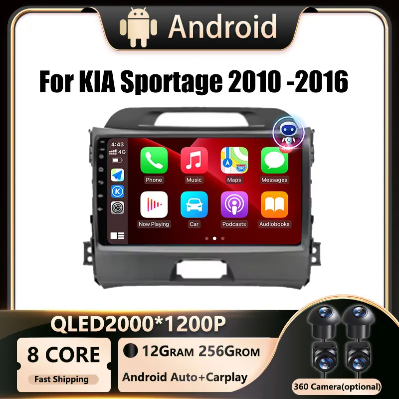 Android OS For KIA Sportage 2010 -2016 CarRadio Multimedia Video Player GPS Carplay QLED Screen Auto Stereo DVR 4G WIFI
Android OS For KIA Sportage 2010 -2016 CarRadio Multimedia Video Player GPS Carplay QLED Screen Auto Stereo DVR 4G WIFI