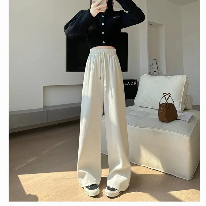 Autumn Winter New Fashion Elastic Waist Drawstring Solid Women's Clothing Pockets Loose Casual Simplicity Young Straight Pants
Autumn Winter New Fashion Elastic Waist Drawstring Solid Women's Clothing Pockets Loose Casual Simplicity Young Straight Pants