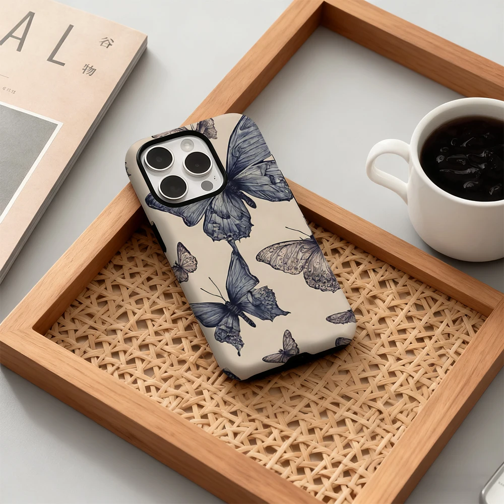 Elegant Blue - Gray Butterfly Phone Case for iPhone 17 16 15 14 13 12 11 Pro Max Air Plus Luxury Double-layer Back Cover
Elegant Blue - Gray Butterfly Phone Case for iPhone 17 16 15 14 13 12 11 Pro Max Air Plus Luxury Double-layer Back Cover