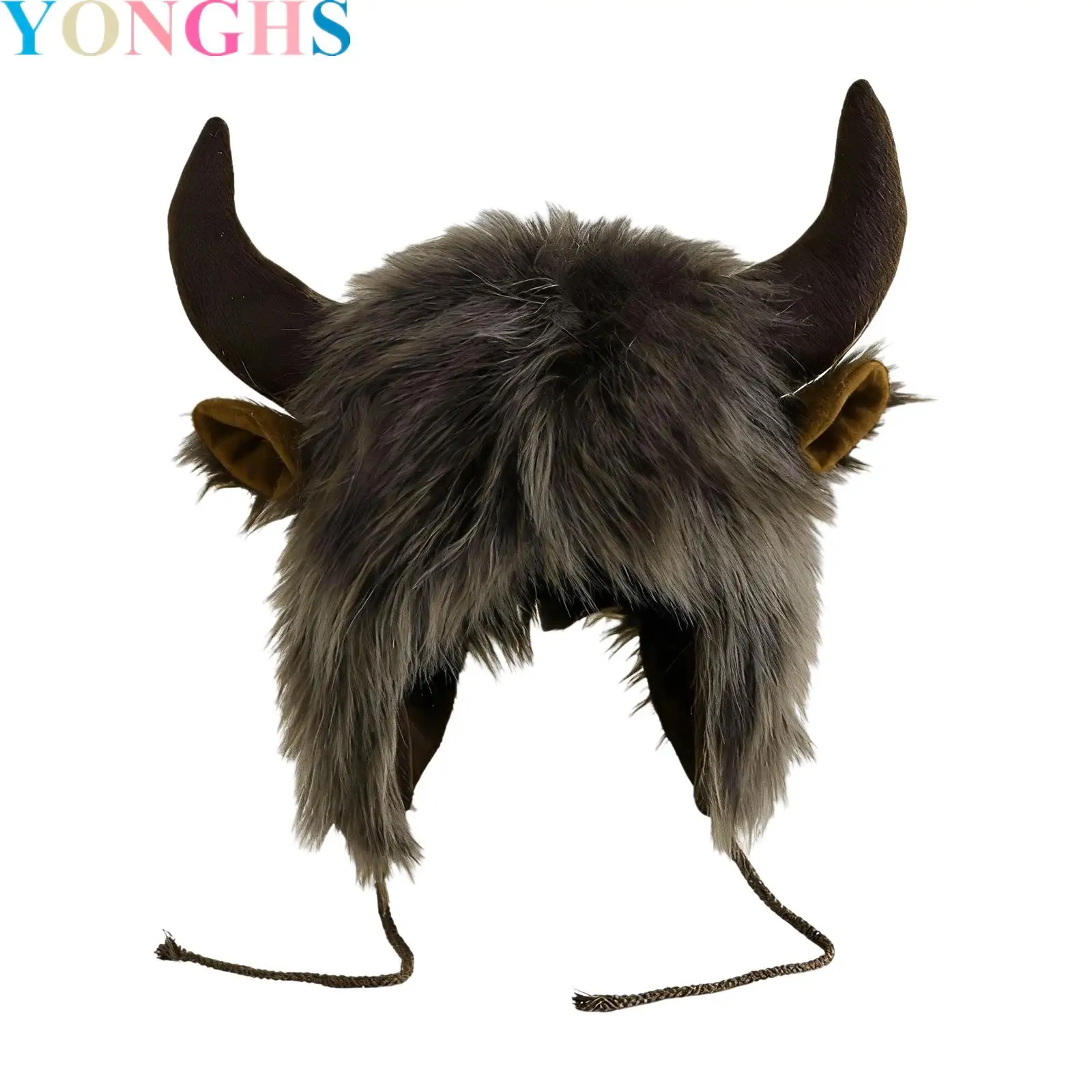 Faux Fur Warm Hat for Women Men Funny Plush Buffalo Hat with Horns Earmuff Warm Hats Earflap Hat
Faux Fur Warm Hat for Women Men Funny Plush Buffalo Hat with Horns Earmuff Warm Hats Earflap Hat