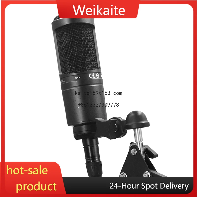 AT2020 Professional Microphone with Studio Sound Quality Wired Recording Microphone Instruments, and Podcast
AT2020 Professional Microphone with Studio Sound Quality Wired Recording Microphone Instruments, and Podcast