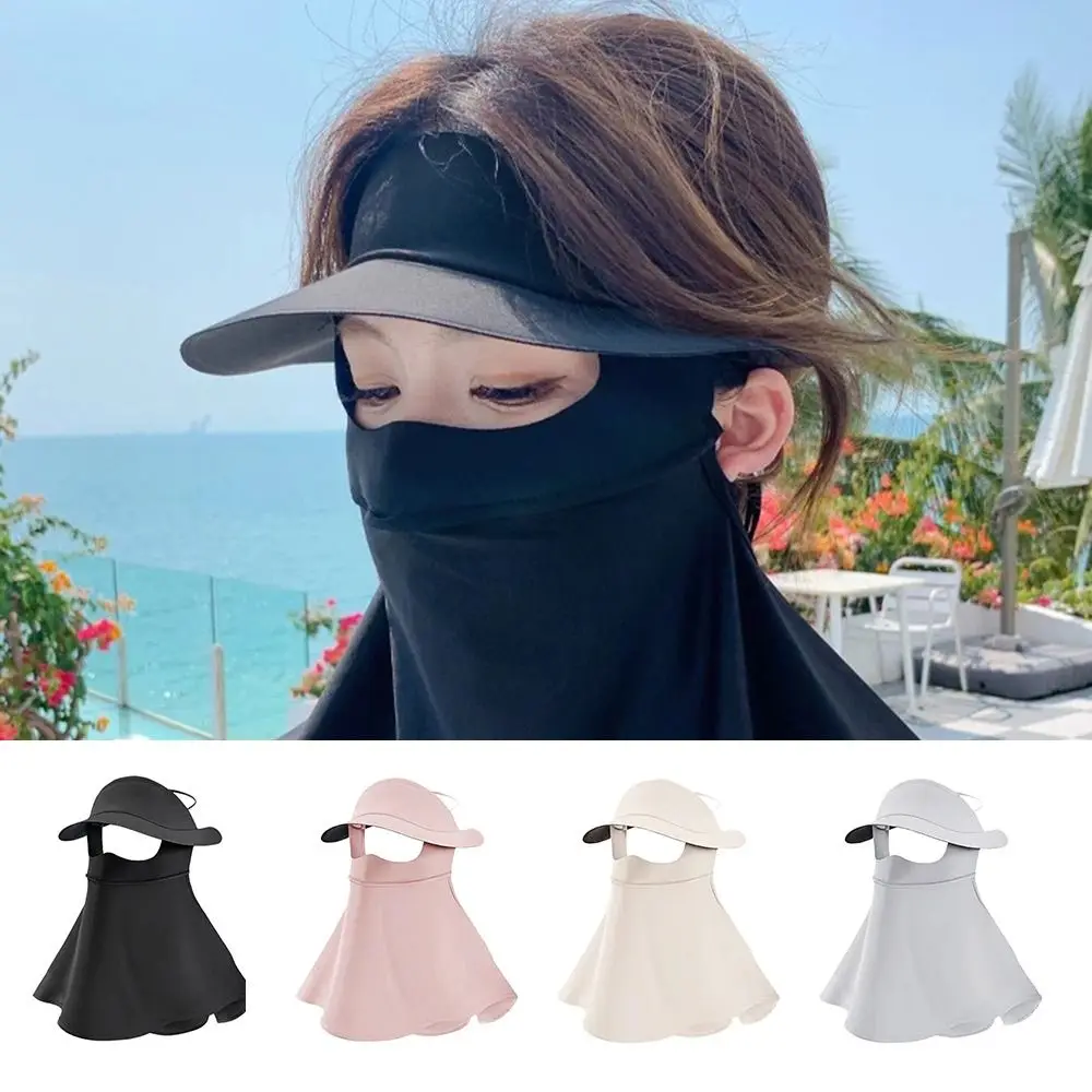 New Ice Silk Sun Protection Mask Full Face UPF50+ Anti-UV Neck Scarf 3D Neck Protection Sunshade Face Mask Summer
New Ice Silk Sun Protection Mask Full Face UPF50+ Anti-UV Neck Scarf 3D Neck Protection Sunshade Face Mask Summer