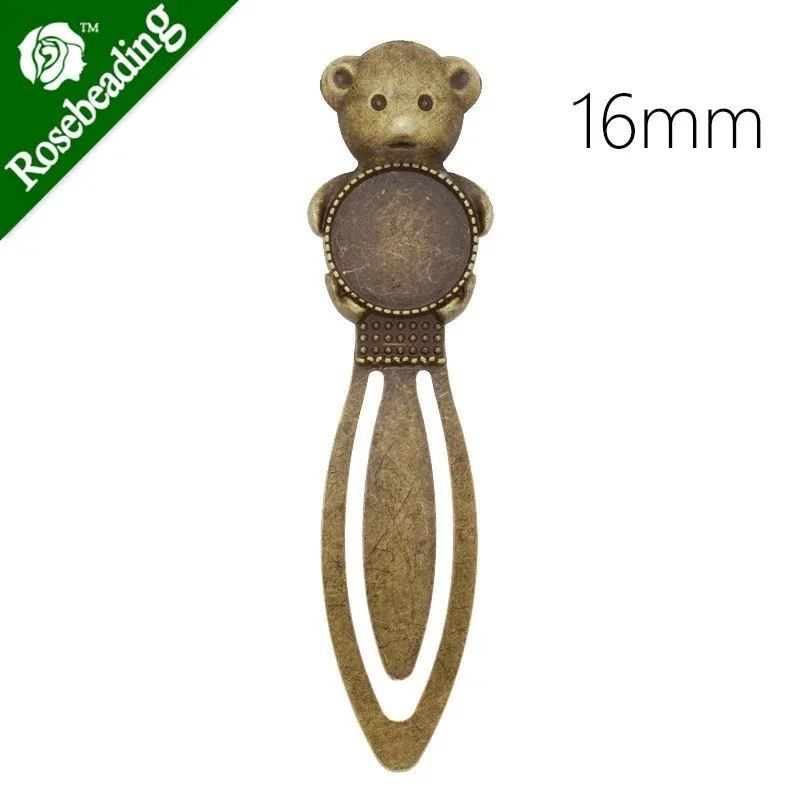 10pcs Vintage Antiqued Bronze Bear Bookmark with 16mm Round Bezel,length:82mm for jewelry diy-C4243
10pcs Vintage Antiqued Bronze Bear Bookmark with 16mm Round Bezel,length:82mm for jewelry diy-C4243
